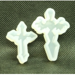 mal kruisje groot 4,5 x 3 cm.